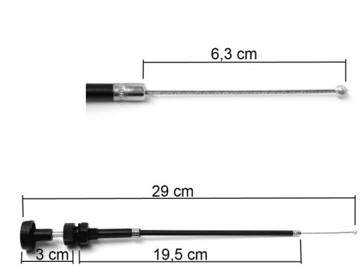 Linka ssania Harley 88-06 Gaźnik CV Keihin Dyna Softail, Touring, Sportster