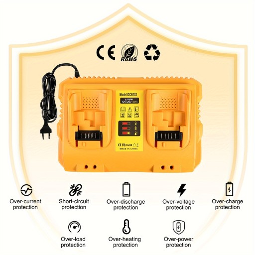 1 шт., сменный DCB102 для зарядной станции Dewalt,