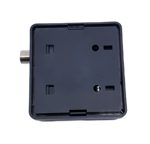 Gniazdo podwójne czarne KAT.6 UTP RJ45 - ANTENOWE SAT F HQ Premium