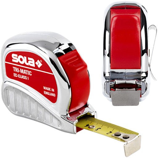 Рулетка рулетка Рулетка 3 м / 13 мм SOLA TRI-MATIC 3