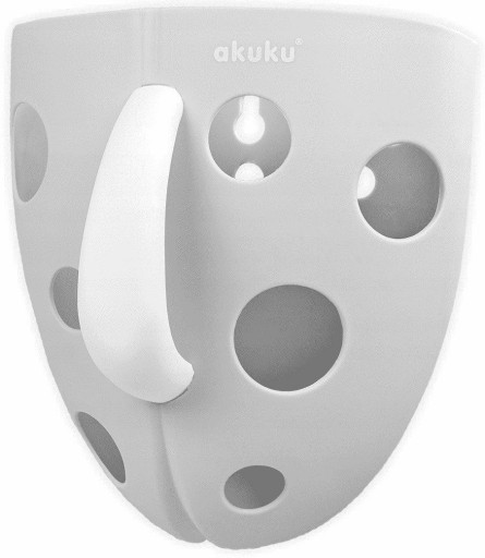 КОНТЕЙНЕР ДЛЯ ИГРУШЕК ДЛЯ ВАННЫ AKUKU, СЕРЫЙ