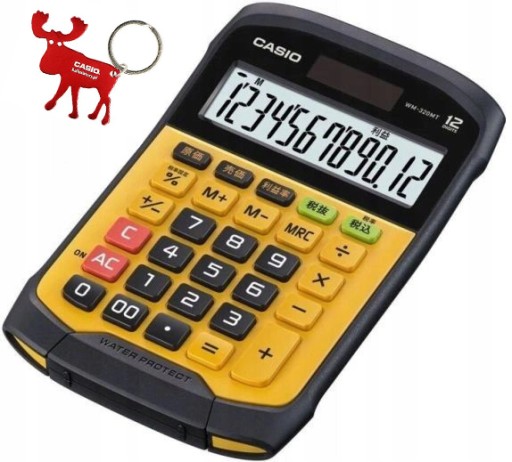 Водонепроницаемый КАЛЬКУЛЯТОР CASIO WM-320MT МАГАЗИН H82A