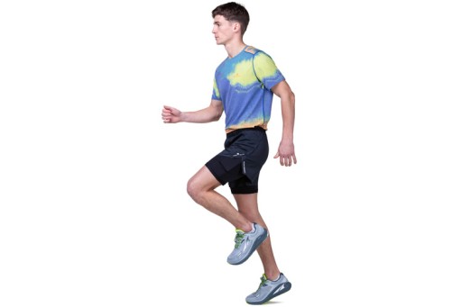 RONHILL Spodenki do biegania męskie TECH RACE TWIN SHORT all black L