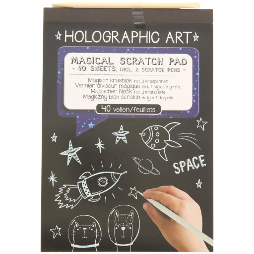 Magic Scratch Book Scratch Book Golden Art Художественные аксессуары 40
