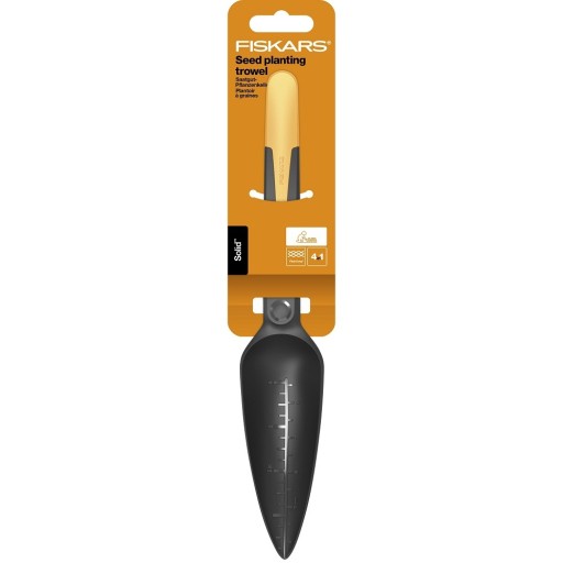 FISKARS Узкая лопата для посадки и посева семян с весами