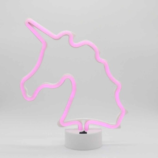3D LED NEON UNICORN Ночник Единорог USB