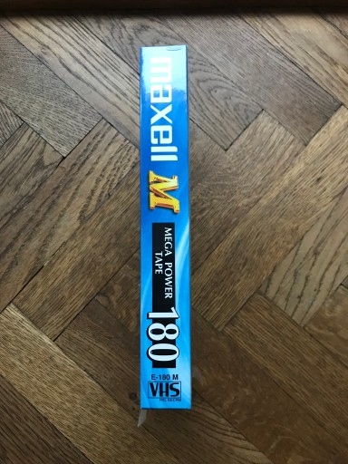 Кассета Maxell M 180 VHS новая