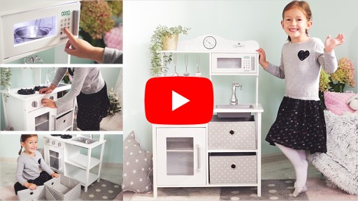 KINDERPLAY ДЕРЕВЯННАЯ КУХНЯ ДЛЯ ДЕТЕЙ ЛЕГКИЕ АКСЕССУАРЫ ФРУКТЫ ОВОЩИ