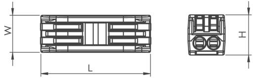 TRACON SZYBKOZŁĄCZKA UNIWERSALNA 0,5x4mm2 TRACON OVOTT33