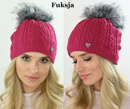 Женская зимняя ШАПКА с флисом COLORS V24