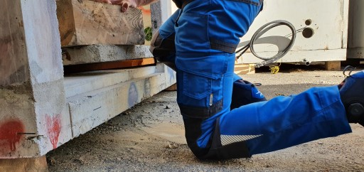 Мужские рабочие брюки Elastic Stretch по талии OHS Brown Dassy Flux 50