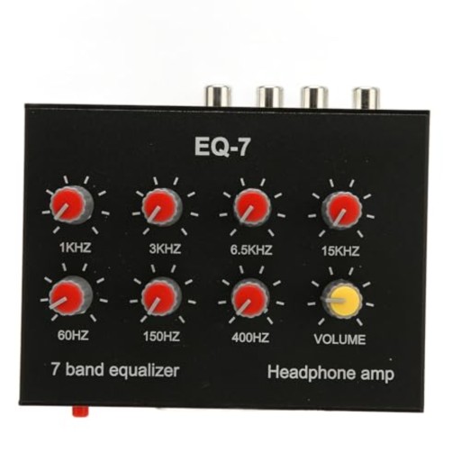 KOREKTOR DŹWIĘKU RCA 7-PASMA 12dB DC5V-12V