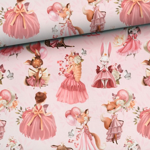 Трикотажное полотно, петлевое, 250г/м2 Little Princess Pink