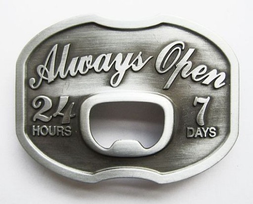 Пряжка для ремня Always Open 24/7 с открывателем