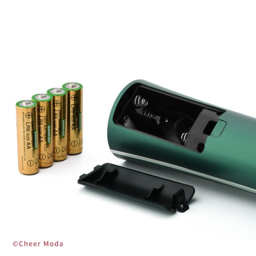 KORKOCIĄG ELEKTRYCZNY do Wina Cheer Moda Zielony + Nożyk do Folii PREZENT