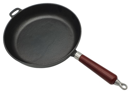 PATELNIA 26 cm ŻELIWNA Głęboka INDUKCJA GAZ Ciężka DO PIEKARNIKA