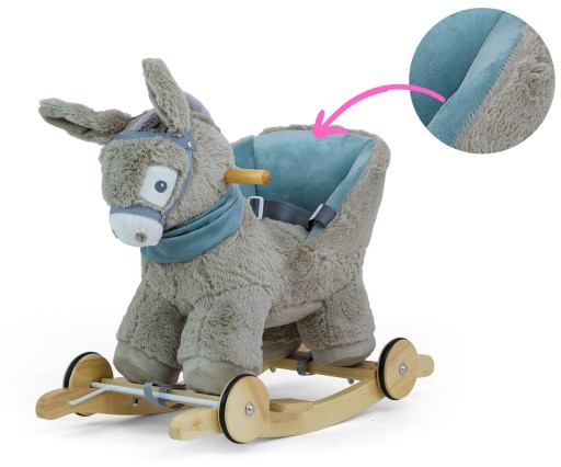 Качалка-качалка DONKEY 2in1 RIDE-OVER, детская качелька-качалка-качалка для лошади