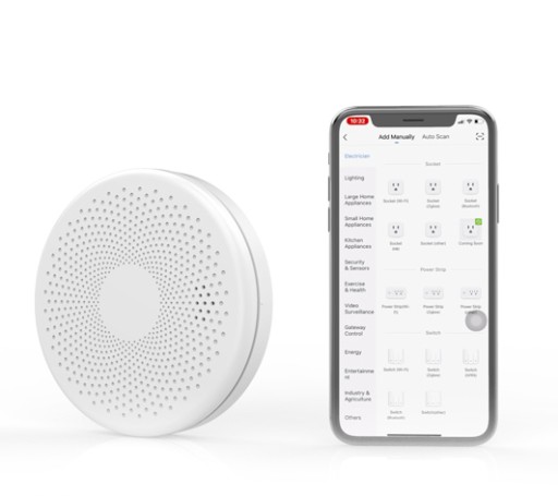 TUYA WiFi DUAL детектор дыма и угарного газа