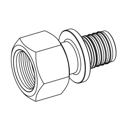 Розетка TECE FLEX GW 20X1/2 Латунь TECEflex
