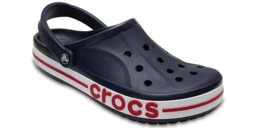 CROCS BAYABAND Женские тапочки ТЕМНО-СИНИЙ/ПЕРЕЦ темно-синие антибактериальные 37,5