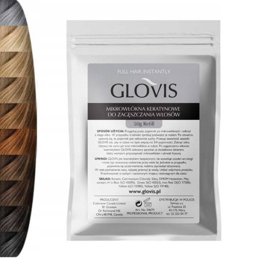 GLOVIS 50 г Эко-саше из микрофибры для утолщения