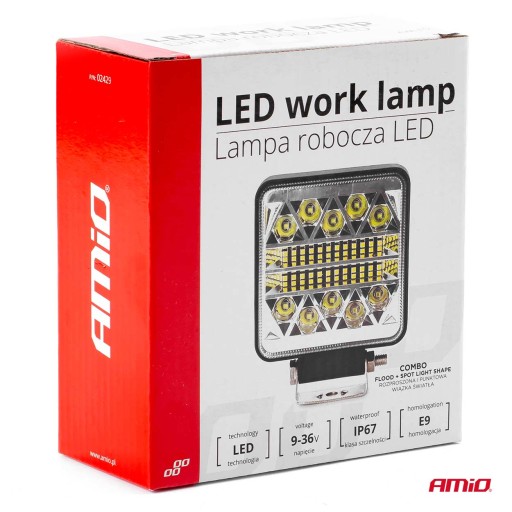 РАБОЧАЯ ЛАМПА ГАЛОГЕННАЯ ПОИСК 9-36В 26LED 6500K