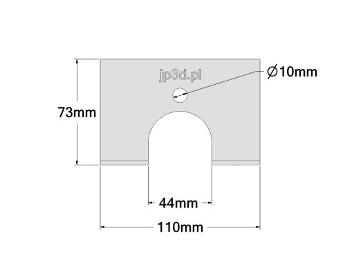 Шаблон для нижних тележек Sevroll WD 18