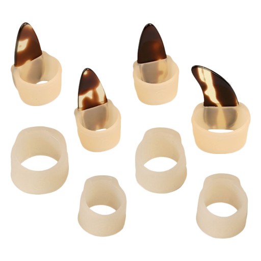 Guzheng Nail Kit Инструмент для расклешения пальцев для гитары