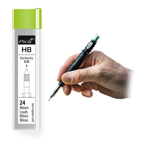 ГРАФИТОВЫЕ ВСТАВКИ Pica Fine Dry HB 24 шт. 7030