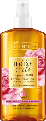 Bielenda Luxury Body Oils 3в1 масло для тела, лица и волос розовое 150мл