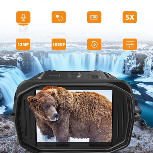 NOKTOWIZYJNE LORNETKI 2X AKU KAMERA NOKTOWIZOR ZDJĘCIA WIDEO 1000mAh