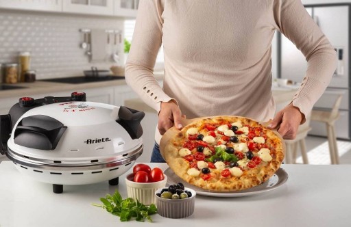 ARIETE Духовка для пиццы 1200Вт, диаметр 33 см, Белый