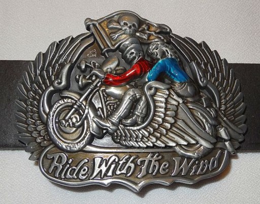 Пряжка мотоциклетного ремня RIDE With The Wind