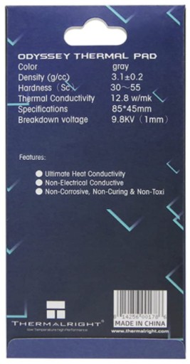 Termopad Thermalright Odyssey 85x45x1mm 12.8W/mK