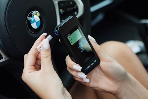 Алкотестер BACSCAN F60 + калибровки + крышка