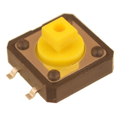 Микрокнопка P227 12х12х7,3мм желтая