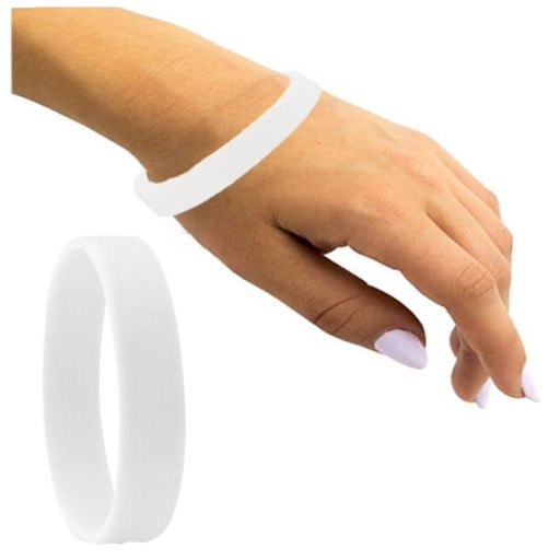 Браслет на руку из каучука SILICONE BAND Разноцветный - оранжевый
