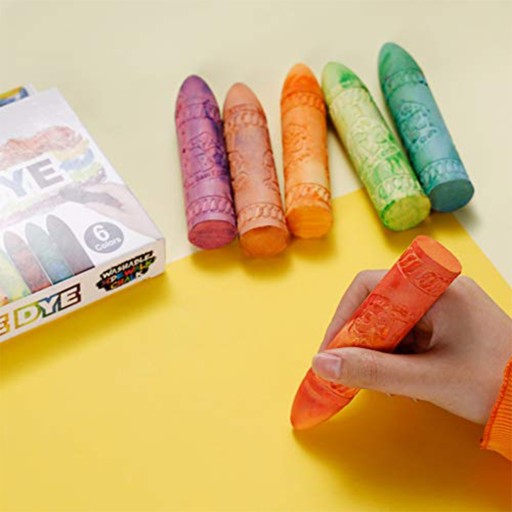 TIE DYE ШКОЛЬНЫЙ МЕЛ, ЦВЕТНОЙ, 6 ШТ, ТОЛСТАЯ V4