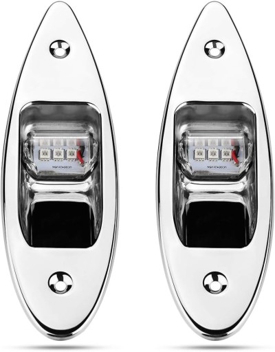 Lampy nawigacyjne LED 120 ° wpuszczane
