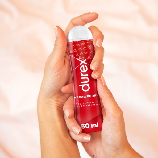 DUREX PLAY Гель для интимной гигиены СЛАДКИЙ ВКУС КЛУБНИКИ Лубрикант увлажняющий 50 мл