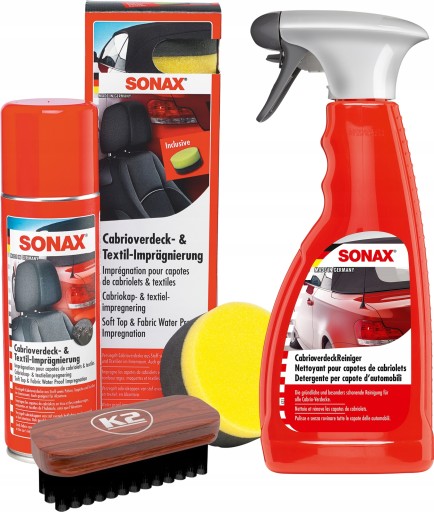 SONAX ПРОПИТКА КРЫШИ И ОБИВКИ ДЛЯ КАБРИОЛЕТА