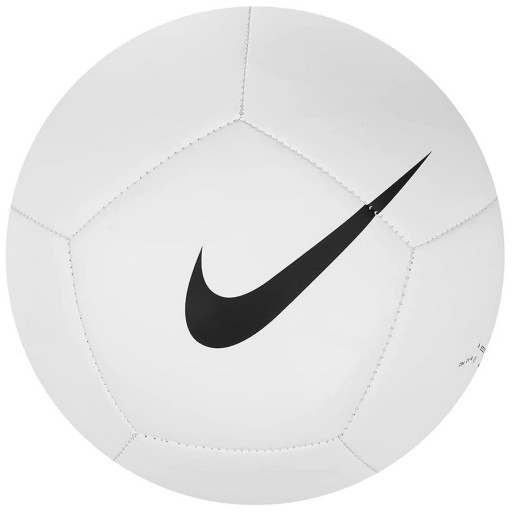 Футбольный мяч NIKE PITCH TEAM DH9796-100 белый, размер 4
