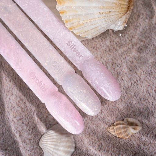 Molly Lac Nail Building Base Pearly Base 10 г - Орхидея