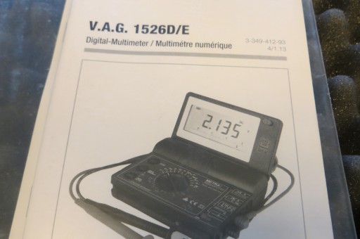 РУЧНОЙ МУЛЬТИМЕТР VW VAG 1526D/E OEM