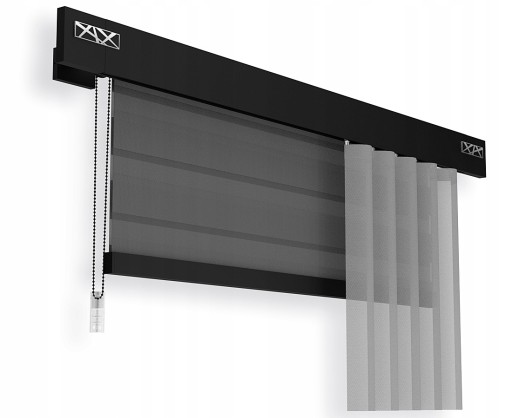 Карниз системы TOP LINE - MAT BLACK - 240 см