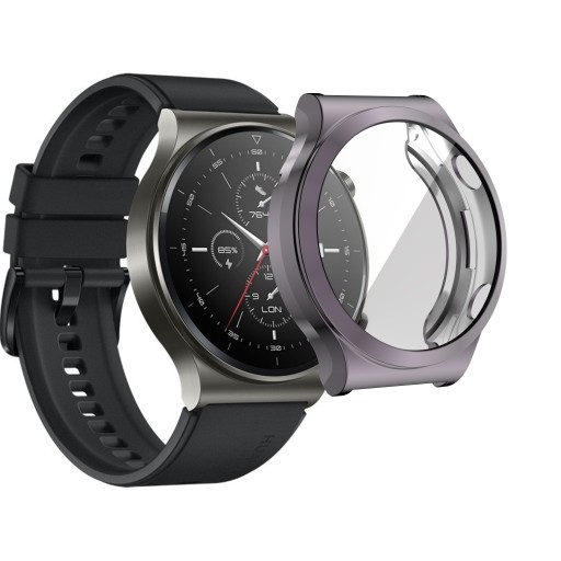 СИЛИКОНОВЫЙ ЧЕХОЛ МЕТАЛЛИК ДЛЯ HUAWEI WATCH GT 2 PRO