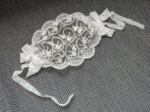 КРЕЩЕННАЯ шапочка, кружевная, С ЖЕМЧУГОМ, белая