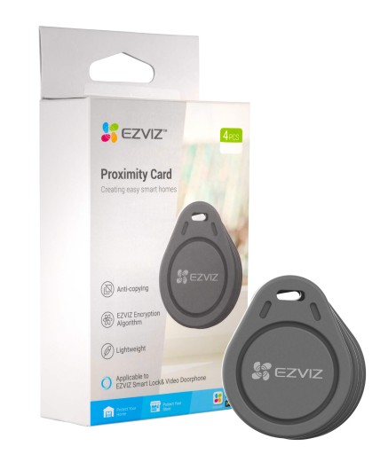 Бесконтактный брелок EZVIZ для видеодомофонов HP7 HP5 - 4 шт. CS-DL-IC-CPU-R200