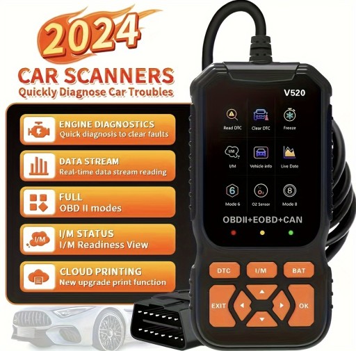 Автомобильный сканер OBD2, диагностический сканер, профессиональный считыватель