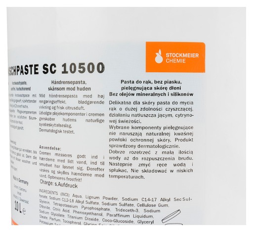 Паста для мытья рук по охране труда ЛИМОН - 10л HANDWASH
